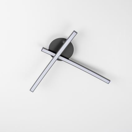 LED таванно осветително тяло 2xLED/6W/230V черно