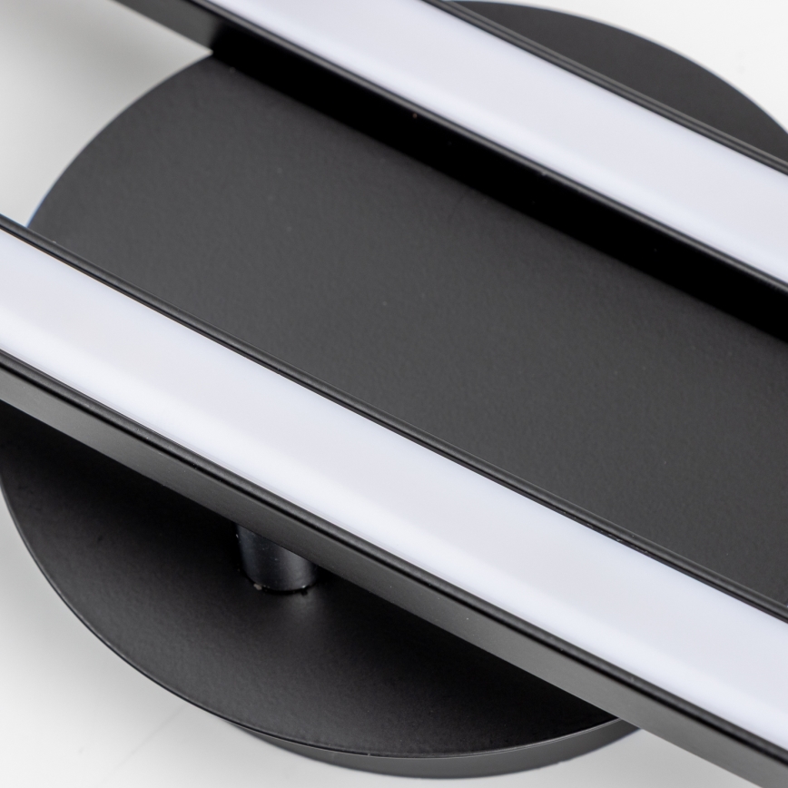 LED таванно осветително тяло 2xLED/6W/230V черно