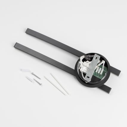 LED таванно осветително тяло 2xLED/6W/230V черно