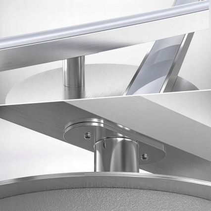 LED таванно осветително тяло 2xLED/6W/230V лъскав хром