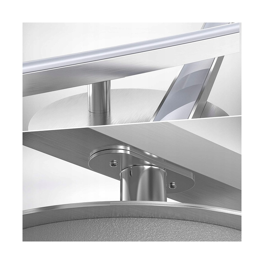 LED таванно осветително тяло 2xLED/6W/230V лъскав хром