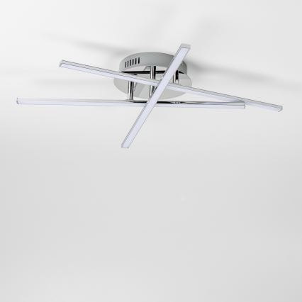 LED таванно осветително тяло 3xLED/3W/230V лъскав хром