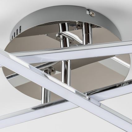 LED таванно осветително тяло 3xLED/3W/230V лъскав хром