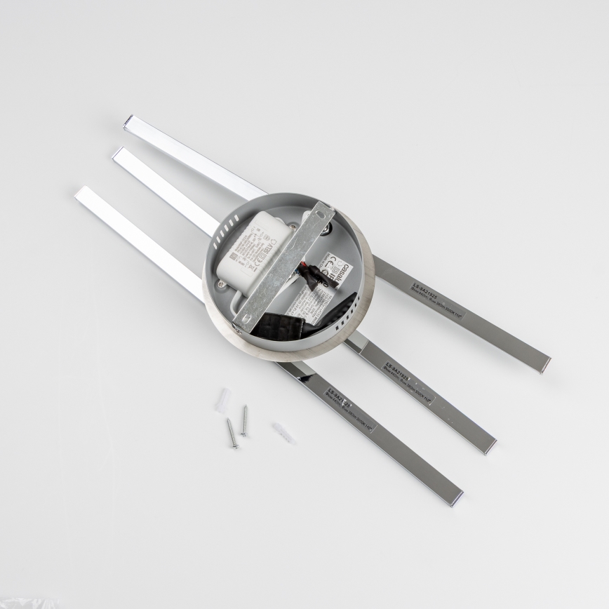 LED таванно осветително тяло 3xLED/3W/230V лъскав хром