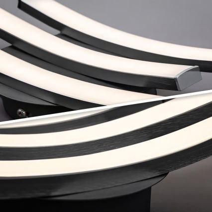 LED таванно осветително тяло 3xLED/6W/230V 2700K черно