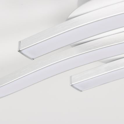 LED таванно осветително тяло 3xLED/6W/230V 3000K сребристо