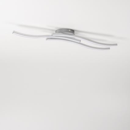 LED таванно осветително тяло 3xLED/6W/230V 3000K сребристо