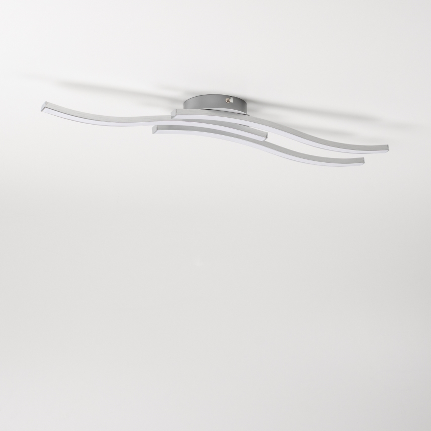 LED таванно осветително тяло 3xLED/6W/230V 3000K сребристо