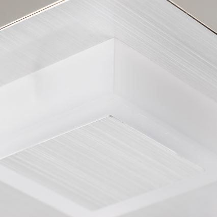 LED таванно осветително тяло 4xLED/5W/230V 3000K 28x28 см матов хром