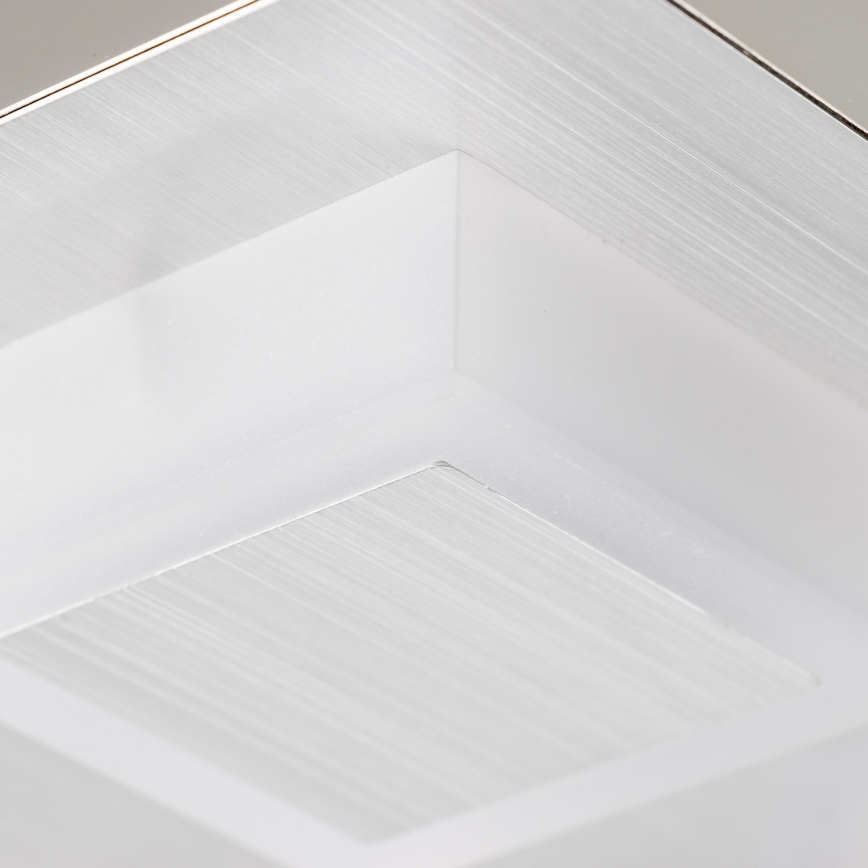 LED таванно осветително тяло 4xLED/5W/230V 3000K 28x28 см матов хром