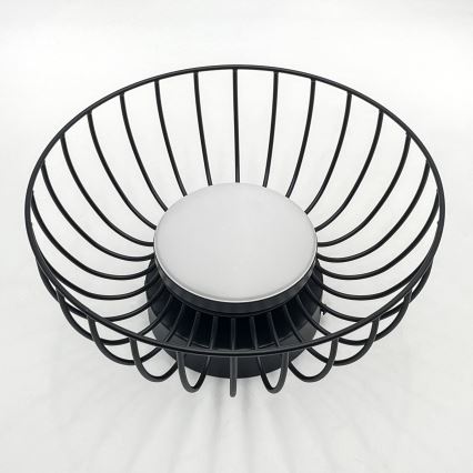 LED таванно осветително тяло BETSY LED/12W/230V Ø 25 см черно