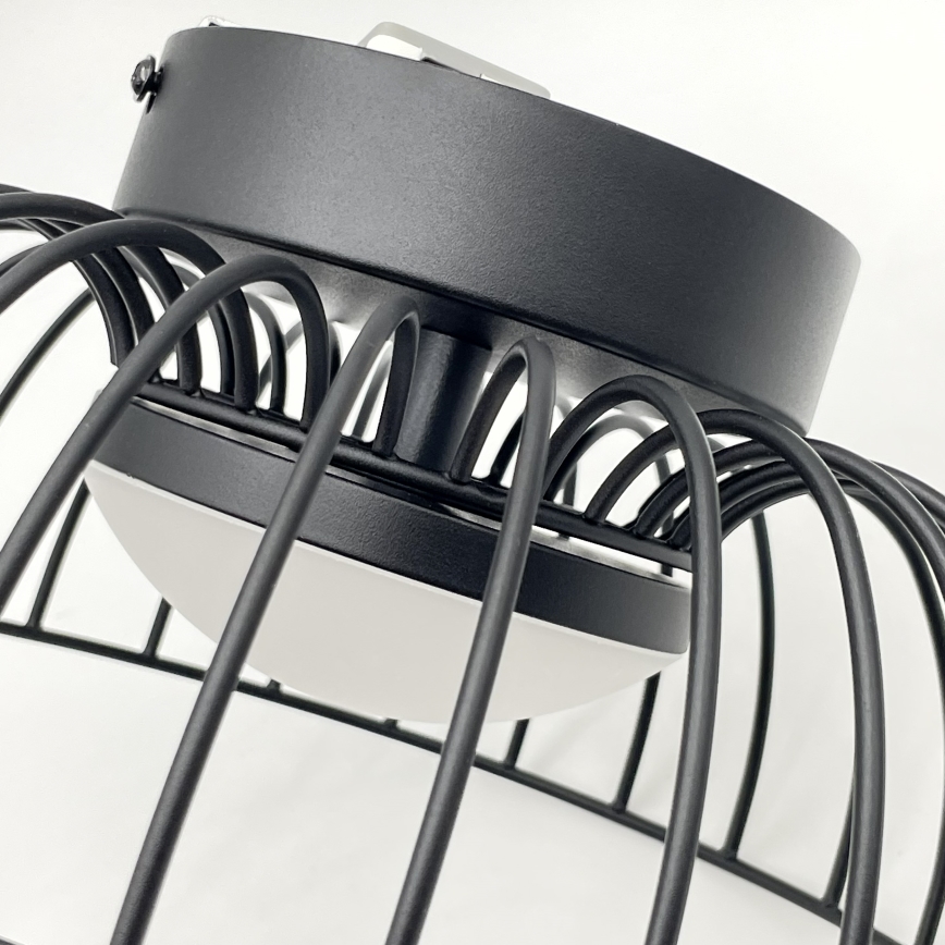 LED таванно осветително тяло BETSY LED/12W/230V Ø 25 см черно
