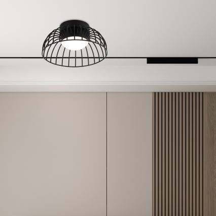 LED таванно осветително тяло BETSY LED/12W/230V Ø 25 см черно