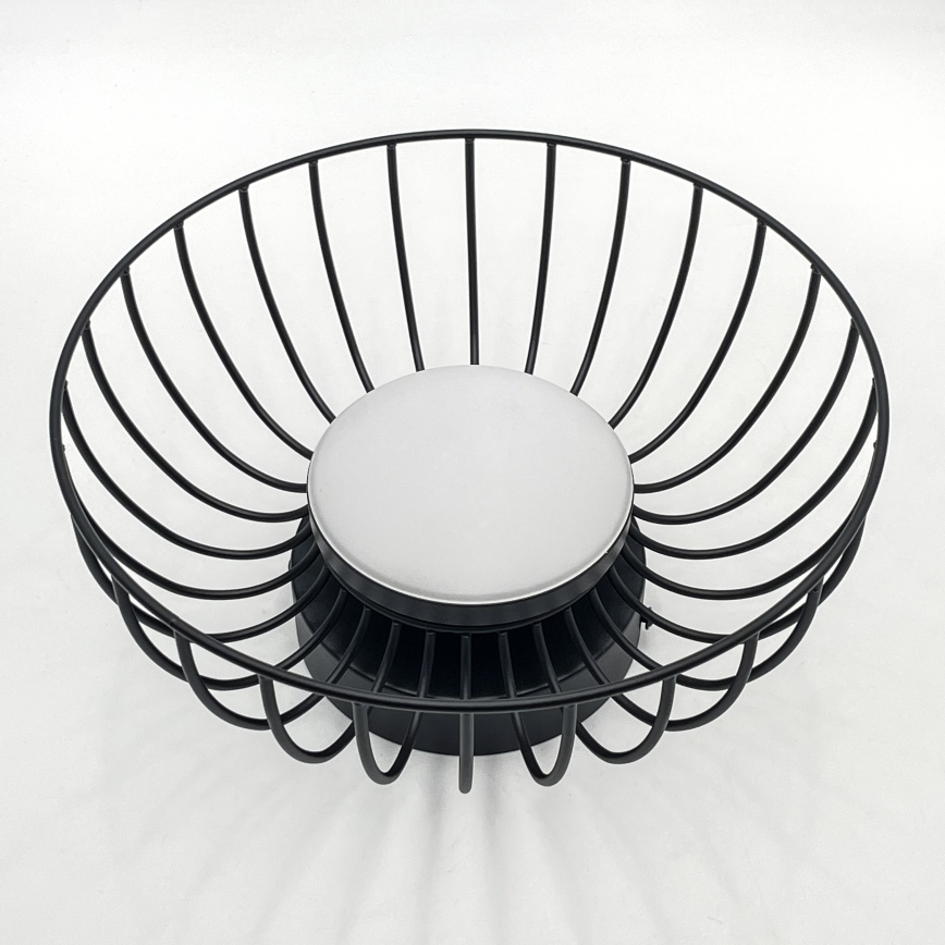 LED таванно осветително тяло BETSY LED/12W/230V Ø 25 см черно