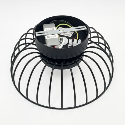 LED таванно осветително тяло BETSY LED/12W/230V Ø 25 см черно