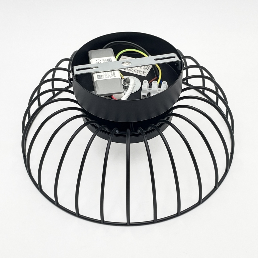 LED таванно осветително тяло BETSY LED/12W/230V Ø 25 см черно