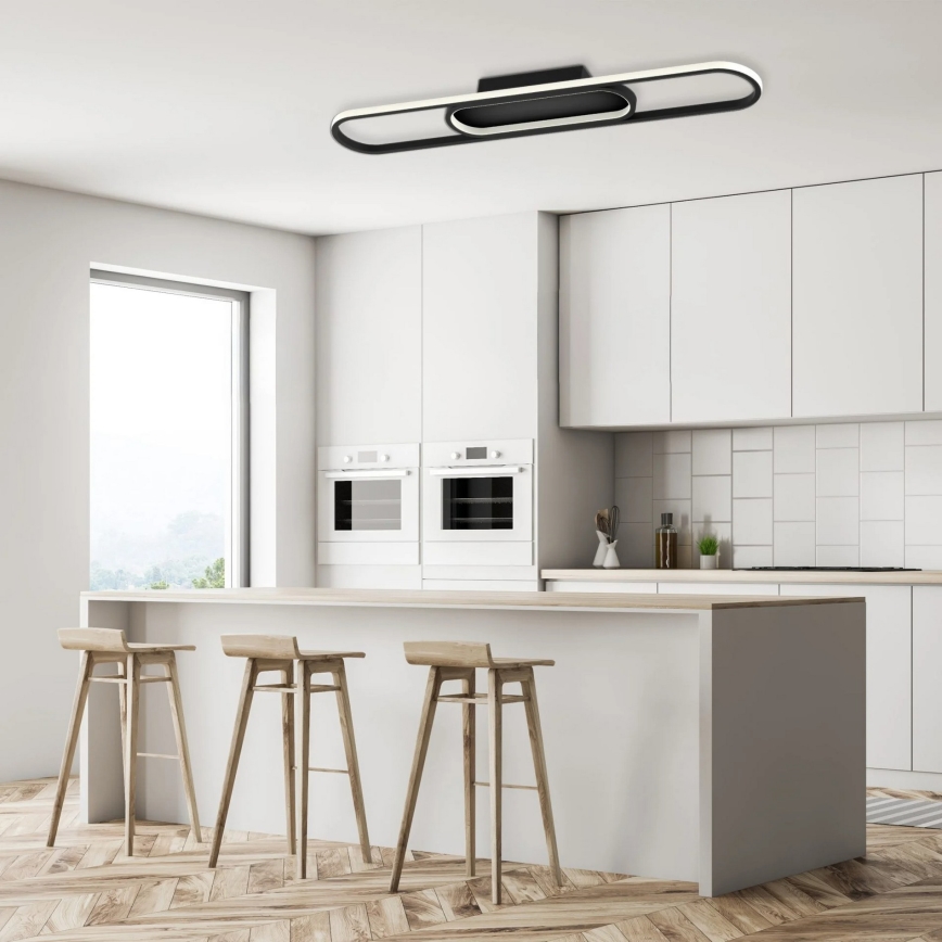 LED таванно осветително тяло CORDOBA LED/26W/230V черно