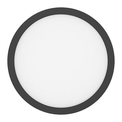 LED таванно осветително тяло EVORA LED/18W/230V 3000/4000/6000K Ø 22,5 см, черно