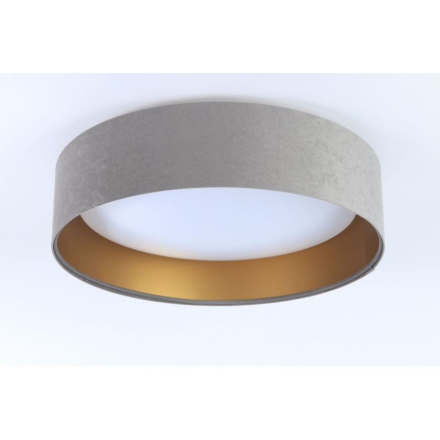 LED таванно осветително тяло GALAXY LED/24W/230V Ø 44 см сиво/златно