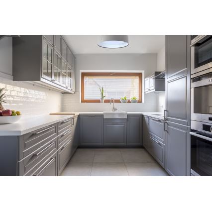 LED таванно осветително тяло GALAXY LED/24W/230V Ø 44 cm сиво/бяло