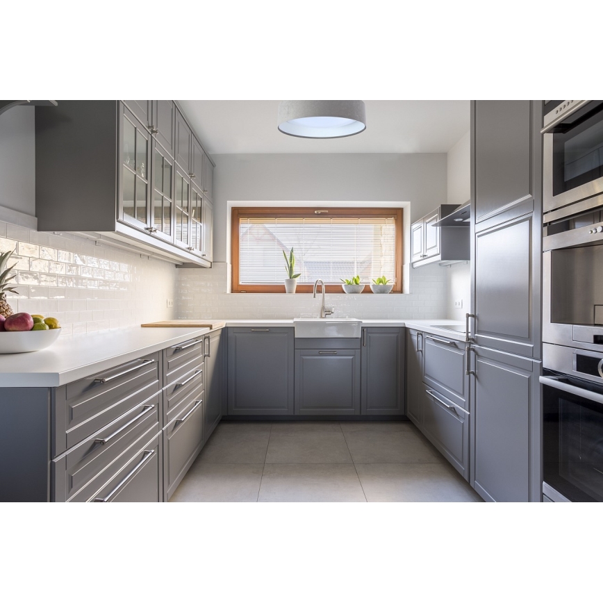 LED таванно осветително тяло GALAXY LED/24W/230V Ø 44 cm сиво/бяло