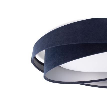 LED таванно осветително тяло GALAXY MODERN, 24 W, 230 V, Ø 55 см, синьо/сребристо