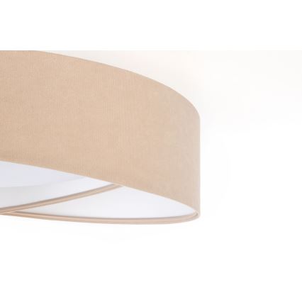 LED таванно осветително тяло GALAXY MODERN LED/24W/230V Ø 55 см бежово/бяло