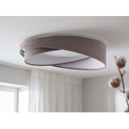 LED таванно осветително тяло GALAXY MODERN LED/24W/230V Ø 55 см сиво/бяло
