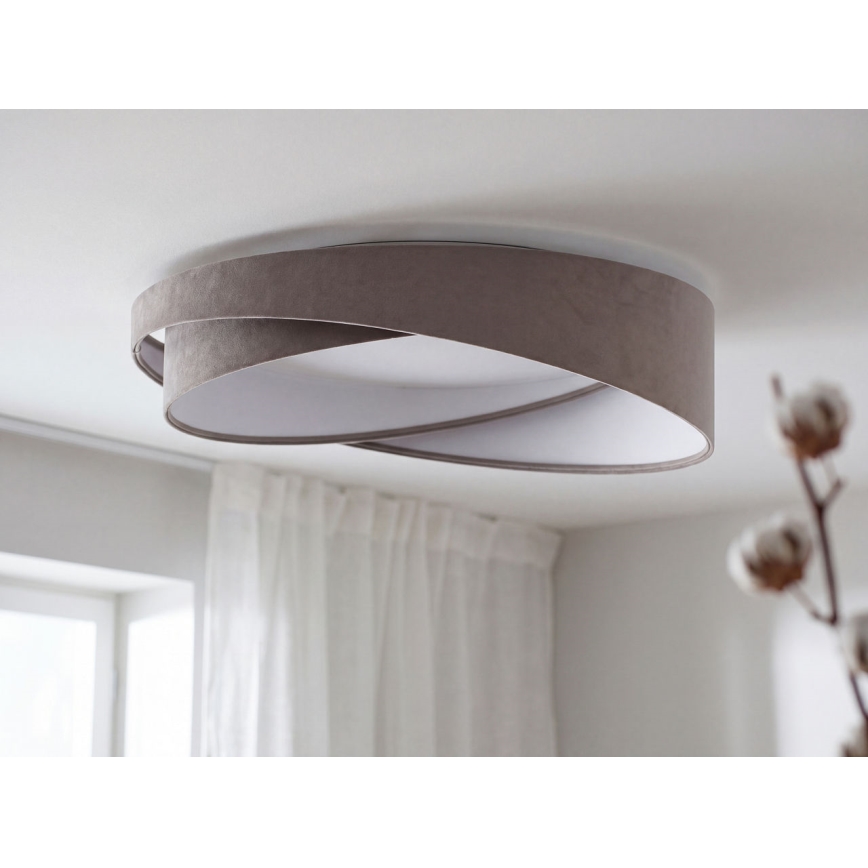 LED таванно осветително тяло GALAXY MODERN LED/24W/230V Ø 55 см сиво/бяло