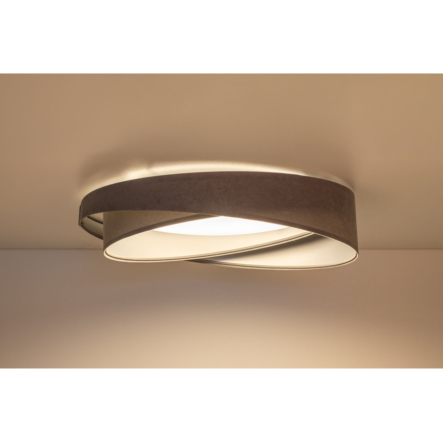 LED таванно осветително тяло GALAXY MODERN LED/24W/230V Ø 55 см сиво/сребристо