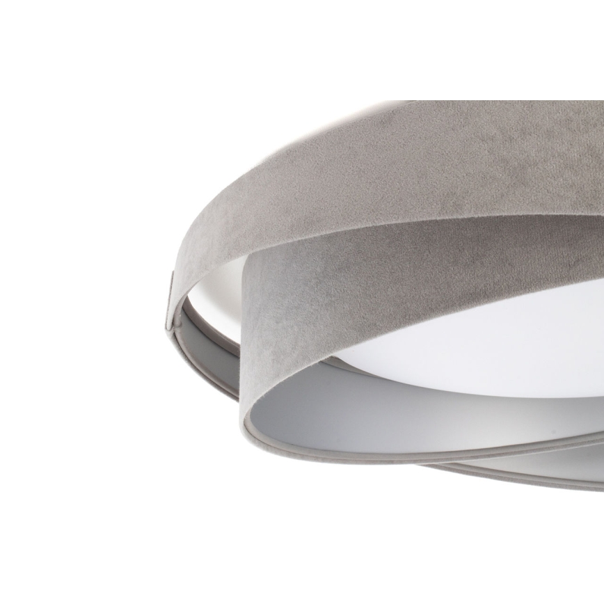 LED таванно осветително тяло GALAXY MODERN LED/24W/230V Ø 55 см сиво/сребристо