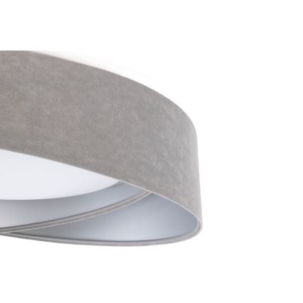 LED таванно осветително тяло GALAXY MODERN LED/24W/230V Ø 55 см сиво/сребристо