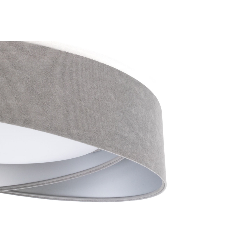 LED таванно осветително тяло GALAXY MODERN LED/24W/230V Ø 55 см сиво/сребристо