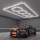 LED таванно осветително тяло HEXAGON LED/426W/85-265V 6500K 484x243 см CRI 90 IP44 бяло