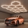 LED таванно осветително тяло HEXAGON LED/570W/85-265V 4000K 522x298 cm CRI 90 IP44 бяло