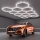 LED таванно осветително тяло HEXAGON LED/570W/85-265V 6500K 522x298 см CRI 90 IP44 бяло