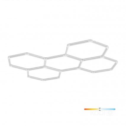 LED таванно осветително тяло HEXLINE LED/216W/230V 4000K 208x300 см бяло