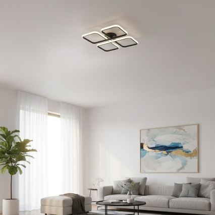 LED таванно осветително тяло HIDALGO LED/40W/230V черно