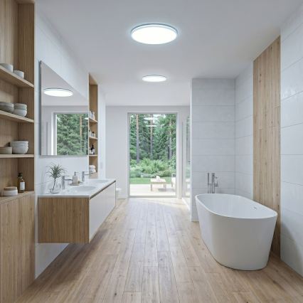 LED таванно осветително тяло HUGO LED/16/24/32W/230V 3000/4000/6500K Ø 37 см IP54 бяло