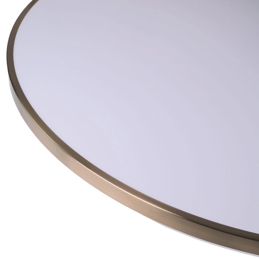 Димируемо LED таванно осветително тяло KERN LED/100W/230V 3000/4000/6000K Ø 100 см, златисто + дистанционно управление