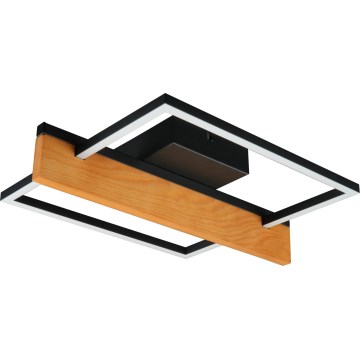 LED таванно осветително тяло LARYSA LED/11,5W/230V 35x45 cm в цвят бор