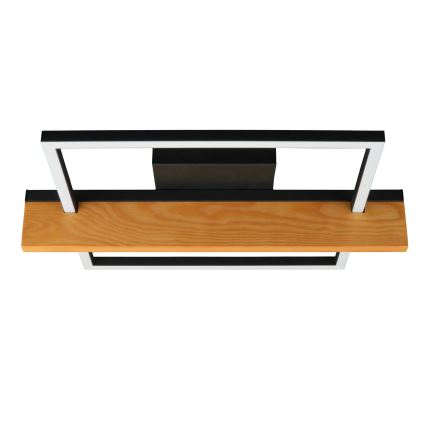 LED таванно осветително тяло LARYSA LED/11,5W/230V 35x45 cm в цвят бор