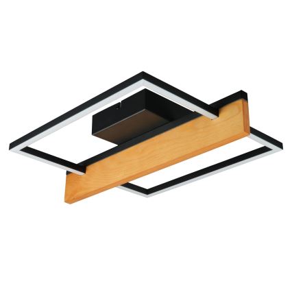 LED таванно осветително тяло LARYSA LED/11,5W/230V 35x45 cm в цвят бор