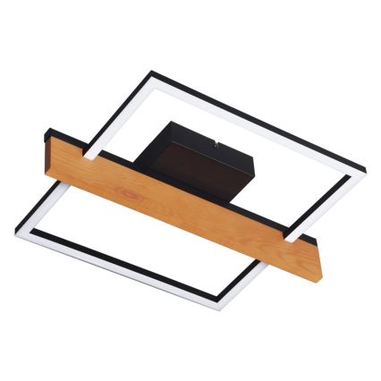 LED таванно осветително тяло LARYSA LED/11,5W/230V 35x45 cm в цвят бор