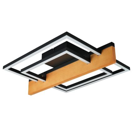 LED таванно осветително тяло LARYSA LED/23W/230V 35x45 сосна