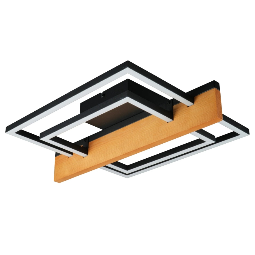 LED таванно осветително тяло LARYSA LED/23W/230V 35x45 сосна