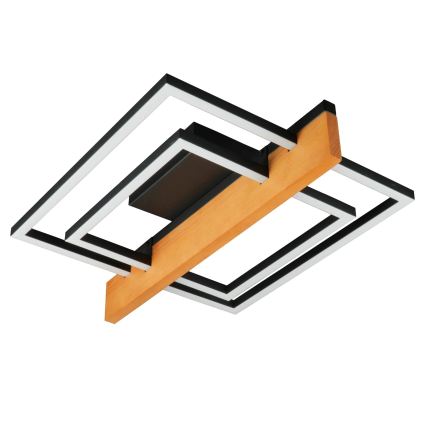 LED таванно осветително тяло LARYSA LED/23W/230V 35x45 сосна