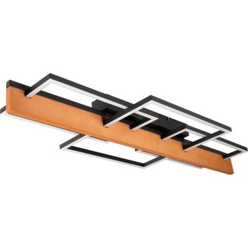 LED таванно осветително тяло LARYSA LED/35W/230V 35x90 см в цвят бор