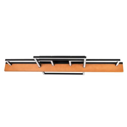LED таванно осветително тяло LARYSA LED/35W/230V 35x90 см в цвят бор
