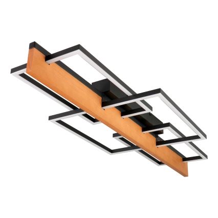 LED таванно осветително тяло LARYSA LED/35W/230V 35x90 см в цвят бор